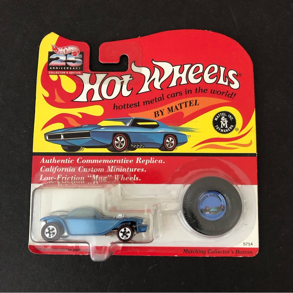 Hot Wheels Redlines Beatnik Bandit - Vintage Collection Series #5714 Blue